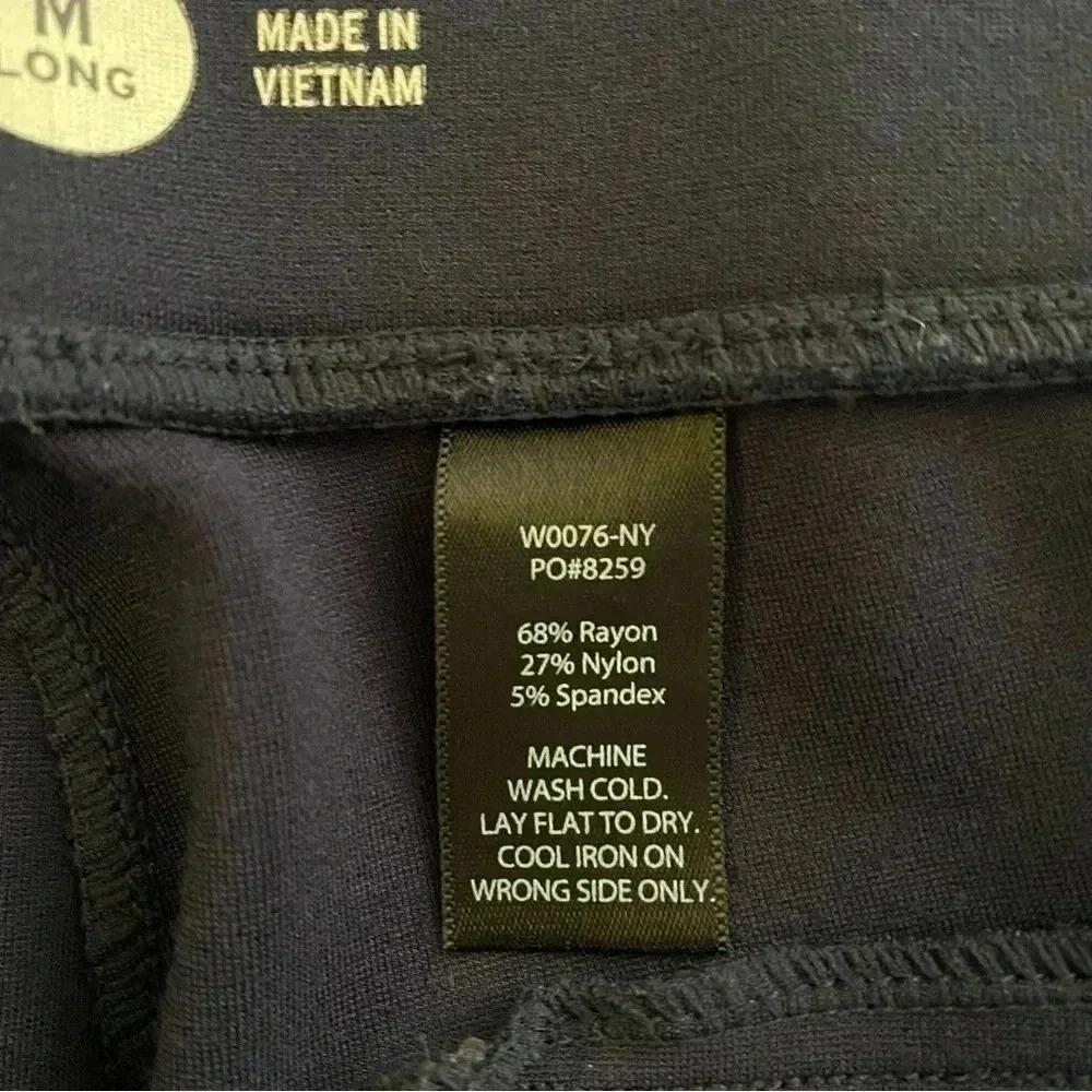 NWOT Betabrand Navy Dress Yoga Pant Medium Long - Picture 7 of 10